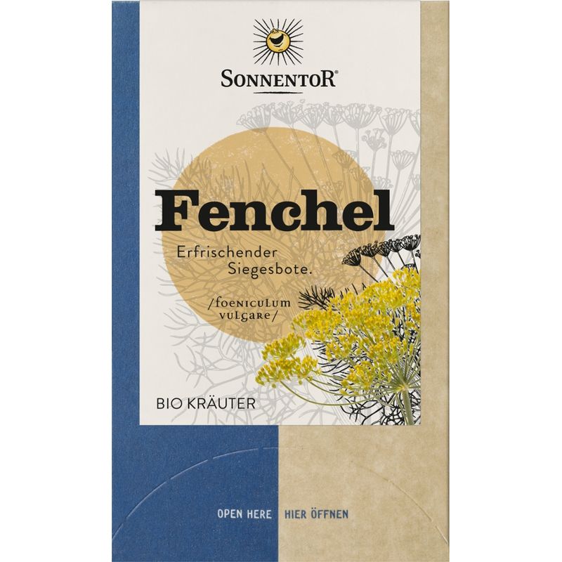 Sonnentor Fenchel Tee, Doppelkammerbeutel - Produktbild