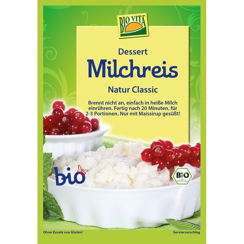 BIOVITA Milchreis Natur Classic bio - Produktbild