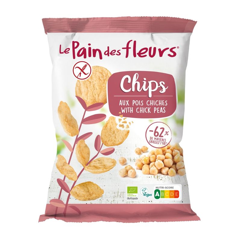 Blumenbrot Chips aus Kichererbsen - Produktbild