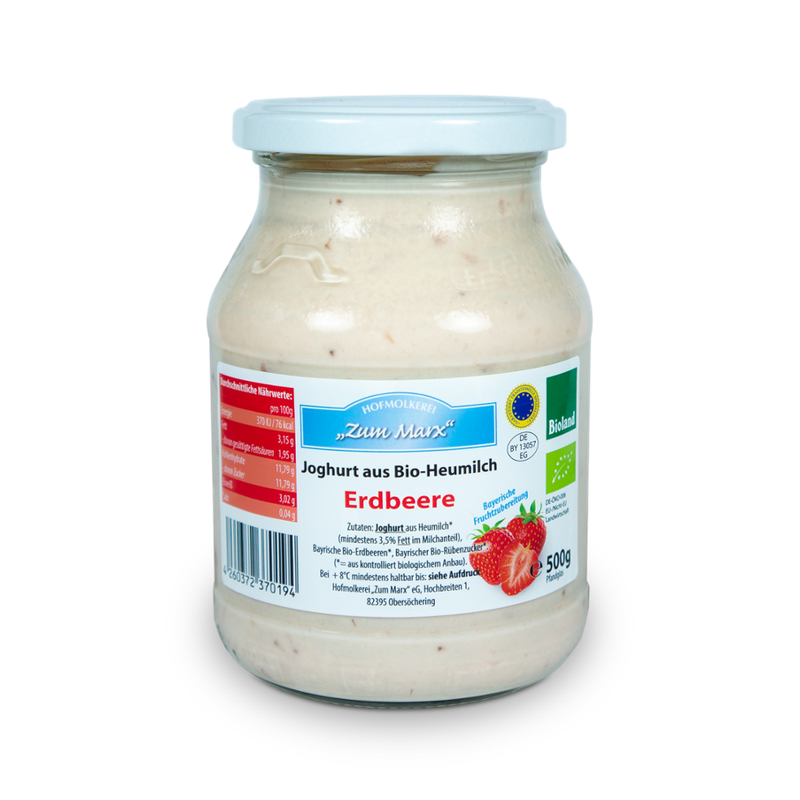 Hofmolkerei "Zum Marx" eG Bio Joghurt Waldfrucht aus Heumilch Glas - Produktbild