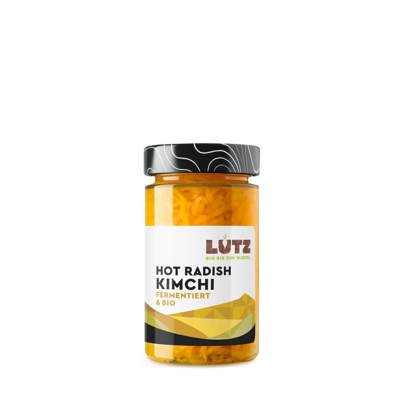 Lutz Ferment ; Hot Radish Kimchi 220g fermentiert & bio scharf - Produktbild