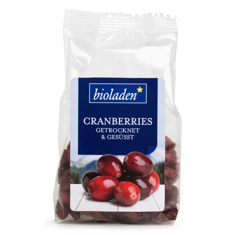 bioladen Cranberries getrocknet & gesüßt - Produktbild