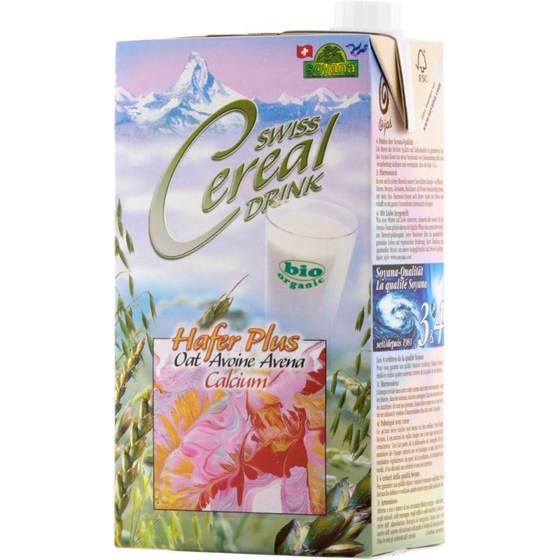 Soyana Swiss Cereal-Drink Hafer PLUS Calcium 1l - Produktbild