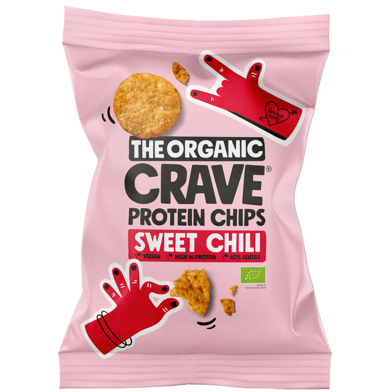 The Organic Crave The Organic Crave Protein Chips Sweet Chili 75g - Produktbild