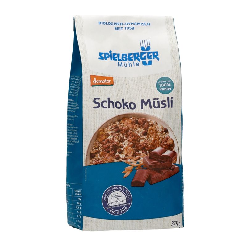 Spielberger Mühle Schoko Müsli, demeter - Produktbild