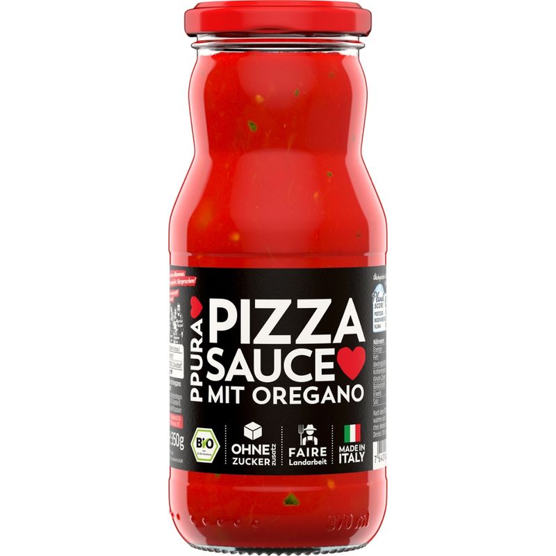 PPURA BIO Pizzasauce mit Oregano - Produktbild