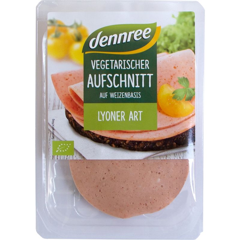 dennree Vegetarischer Aufschnitt auf Weizenbasis Lyoner Art - Produktbild