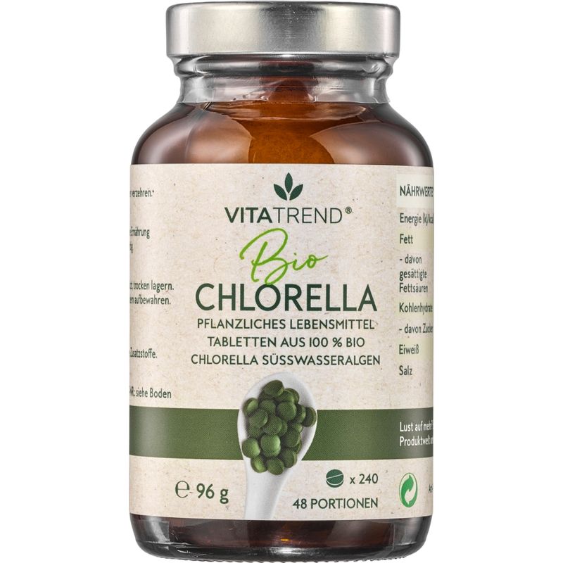 vitatrend BIO Chlorella Mikroalgen Tabletten - Produktbild