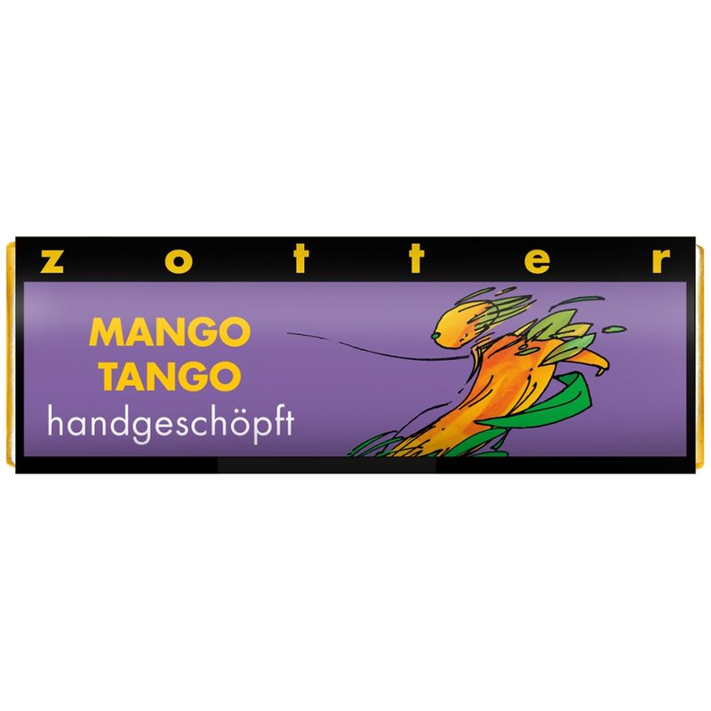 Zotter Schokolade Schoko-Mini Mango Tango - Produktbild
