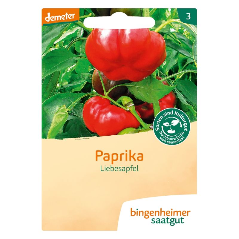 Bingenheimer Saatgut Liebesapfel - Paprika (Saatgut) - Produktbild