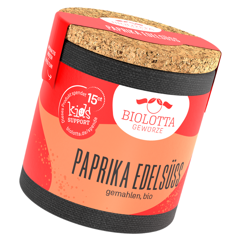 Biolotta Biolotta Korkdose Paprika edelsüß gemahlen, bio - Produktbild