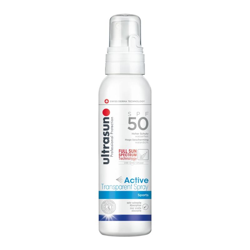 Ultrasun Active Transparent Spray SPF50 150ml - Produktbild