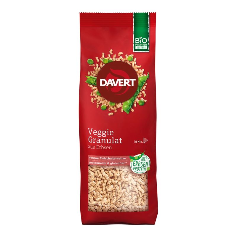 Davert Veggie Granulat glutenfrei 100g - Produktbild