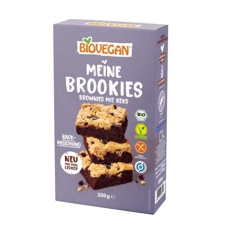 Biovegan Meine Brookies, BIO, DZG Glutenfrei - Produktbild
