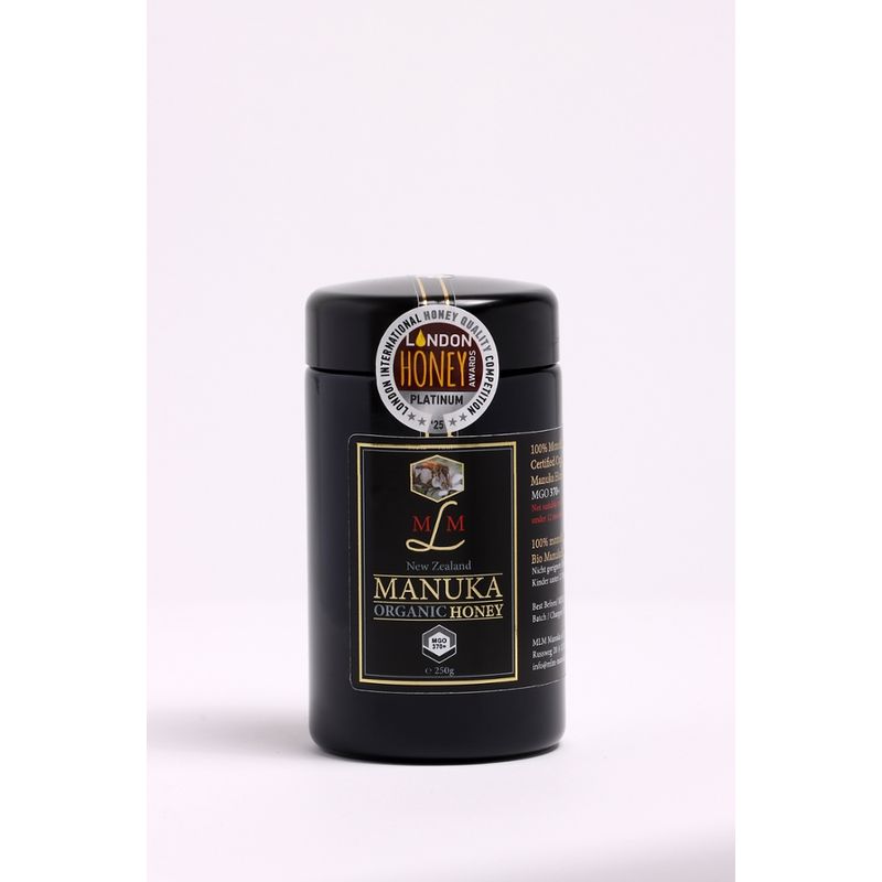 MLM MLM Bio Manuka Honig monofloral  MGO 370+im Violettglas - Produktbild