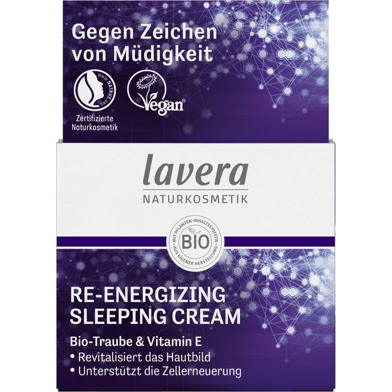 lavera Re-Energizing Sleeping Cream - Produktbild