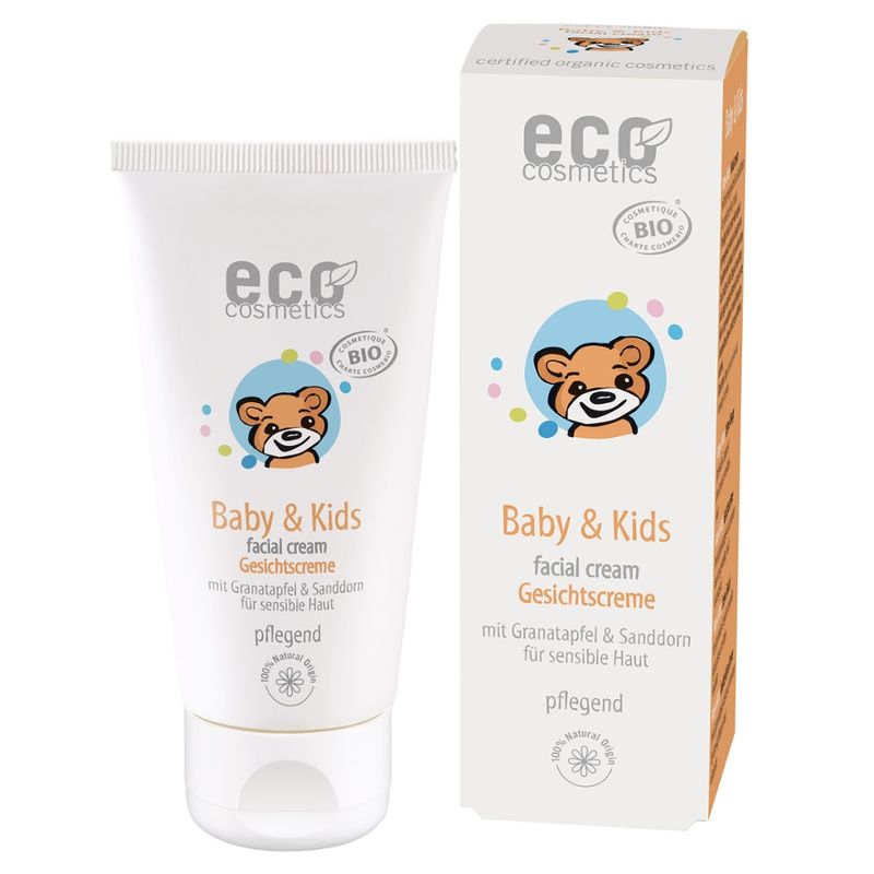 eco cosmetics Baby & Kids Gesichtscreme mit Granatapfel und Sanddorn - Produktbild