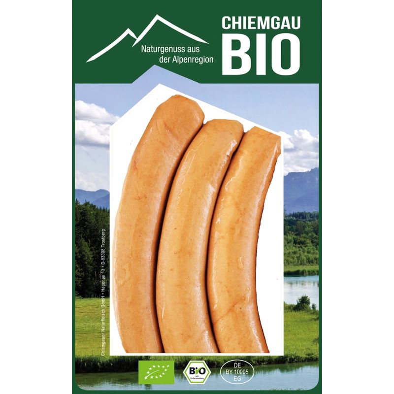 Chiemgau Bio Bio-Wiener, 3 St. vac. 150 g - Produktbild