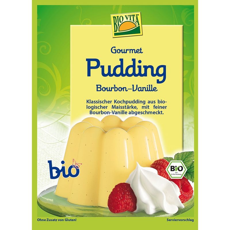 BIOVITA Gourmet Pudding Bourbon-Vanille bio - Produktbild