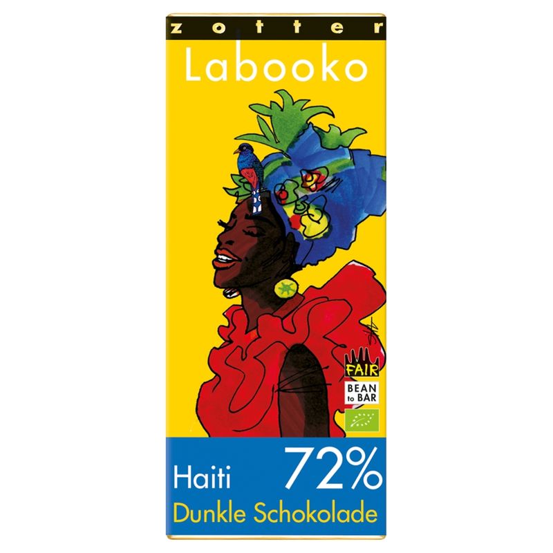 Zotter Schokolade Labooko - 72% Haiti - Produktbild