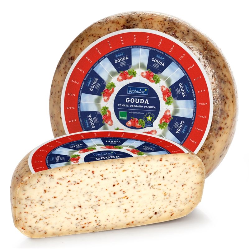 bioladen Gouda Tomate/Oregano/Paprika - Produktbild