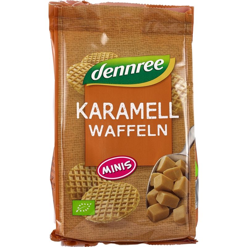 dennree Mini-Karamellwaffeln - Produktbild