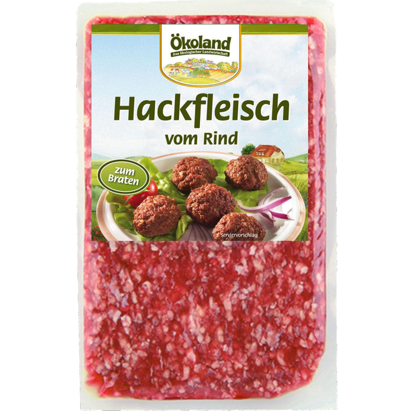 ÖKOLAND Hackfleisch Rind, zum Braten - Produktbild