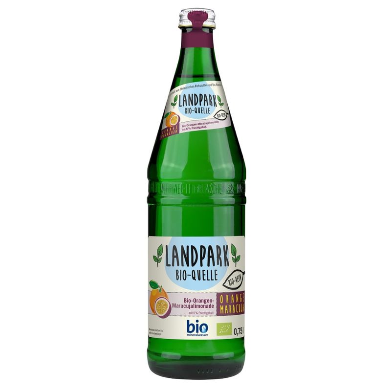 Landpark Bio-Quelle Landpark Bio-Quelle Limonade Orange Maracuja - Produktbild