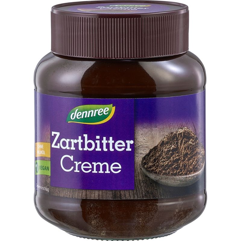 dennree Zartbitter-Creme mit 30% Kakao, vegan - Produktbild
