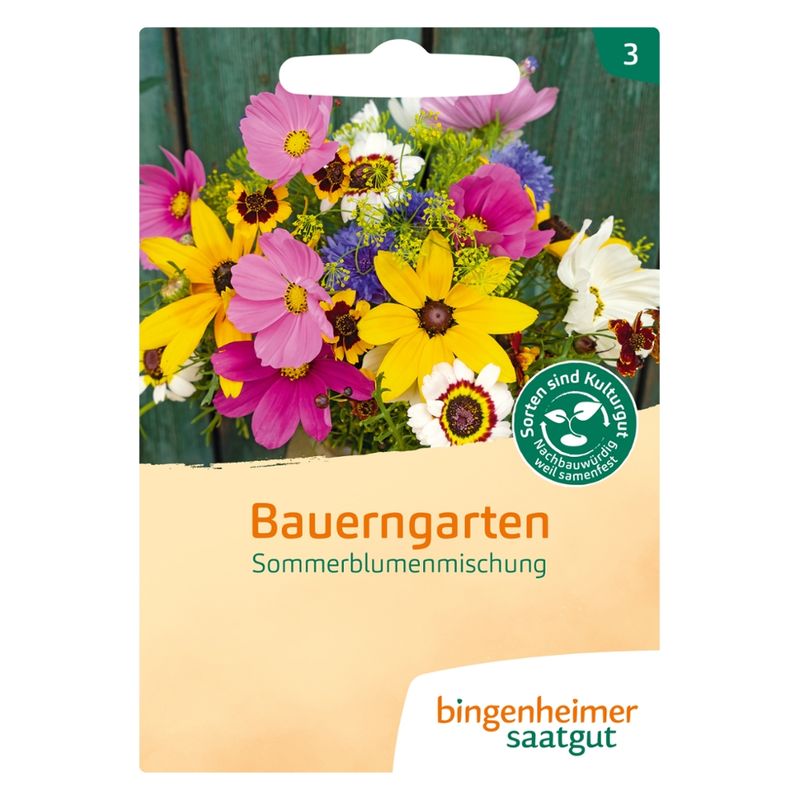 Bingenheimer Saatgut Bauerngarten - Blumenmischung (Saatgut) - Produktbild