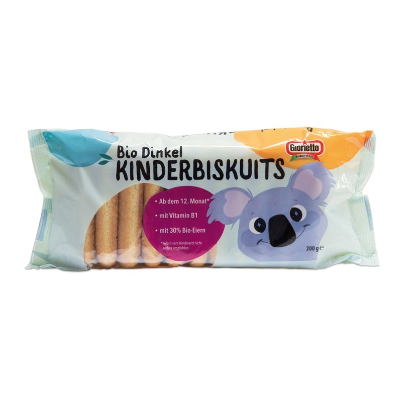 Giorietto Bio Dinkel Kinderbiskuits - Produktbild