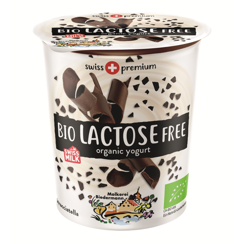 Molkerei Biedermann Bio Jogurt lactosefrei Stracciatella - Produktbild