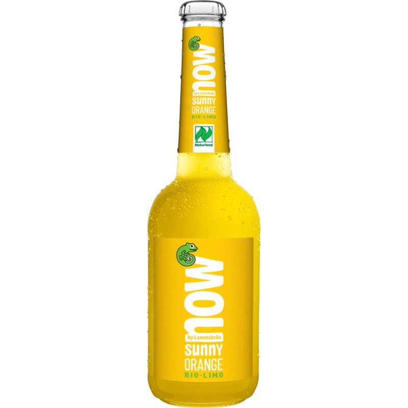 now now Sunny Orange (Bio) 0,33 l - Produktbild
