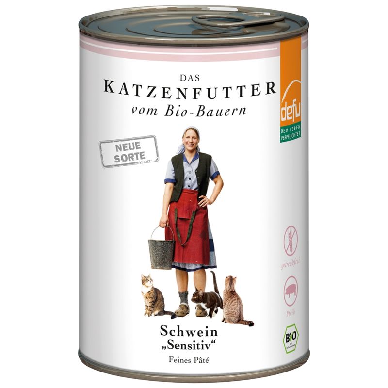 defu - Das Tierfutter vom Bio-Bauern Katze Schwein "Sensitiv" - Produktbild