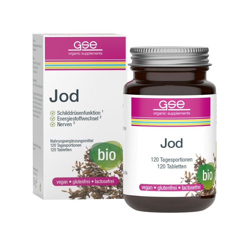 GSE  Jod Compact (Bio), 120 Tabletten à 280 mg - Produktbild