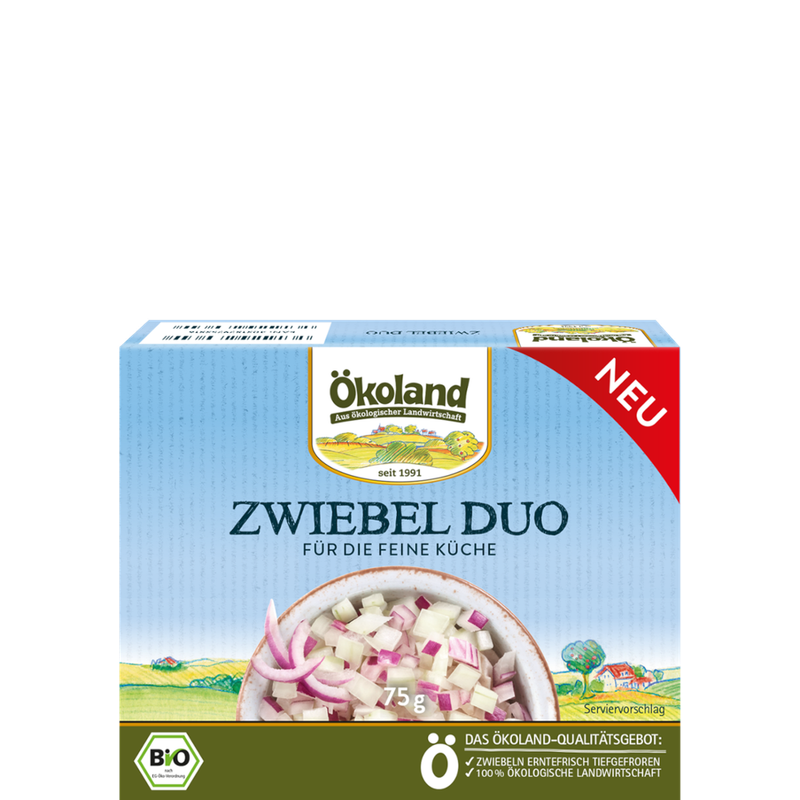 ÖKOLAND Zwiebel-Duo gewürfelt - Produktbild