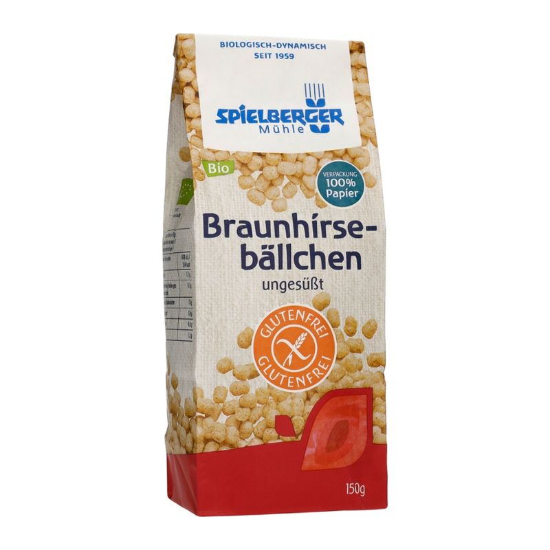 Spielberger Mühle Braunhirsebällchen, glutenfrei, kbA - Produktbild