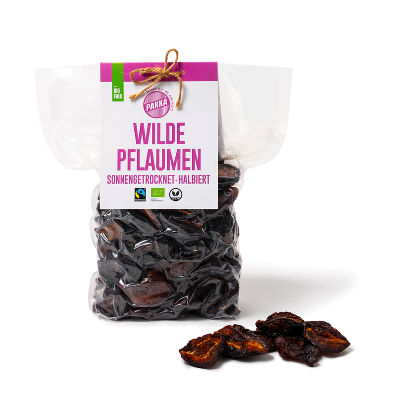 Pakka Wilde Pflaumen getrocknet, Bio & Fairtrade, 1kg - Produktbild