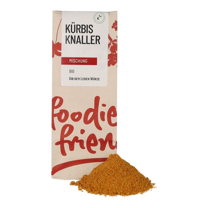 foodie & friends BIO Kürbisknaller in einer kompostierbaren Tüte - Produktbild