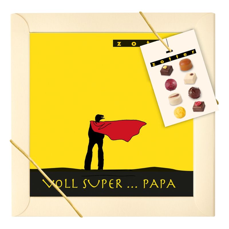 Zotter Schokolade Biofekt POP "Voll super…Papa" - Produktbild