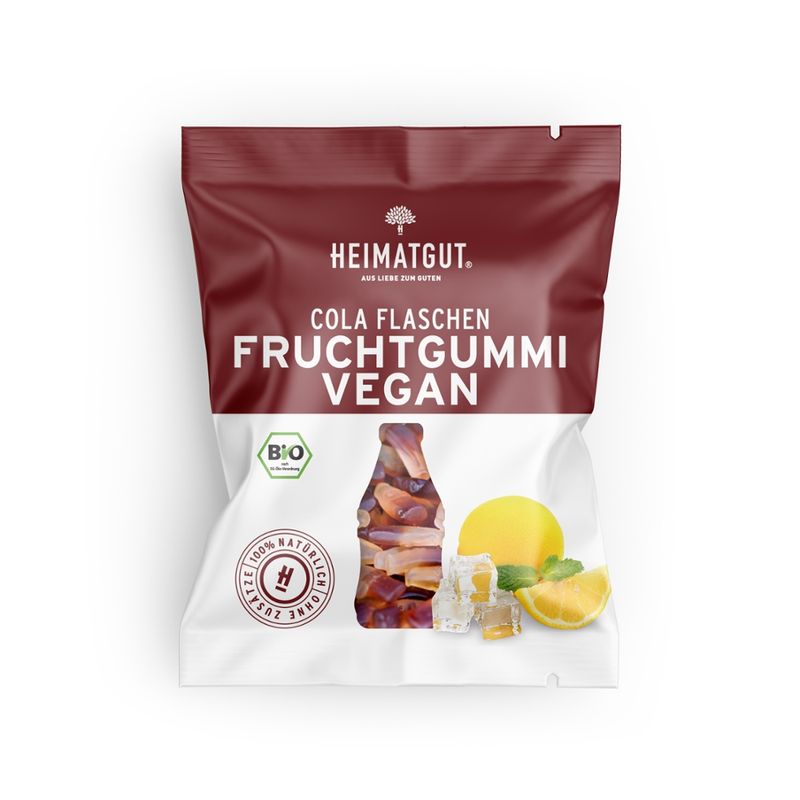 Heimatgut Bio Fruchtgummi Cola Flaschen - Produktbild