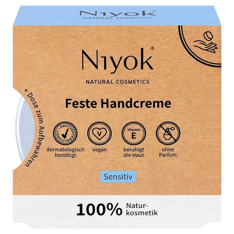 Niyok NIYOK - Crème pour les mains solide Sensitive - Produktbild