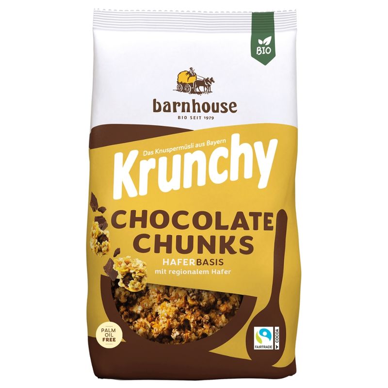 Barnhouse  Krunchy Chocolate Chunks 1,25kg - Produktbild