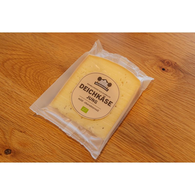 Backensholzer Rohmilchkäse PrePack, Deichkäse JUNG, 140g x 8 - Produktbild
