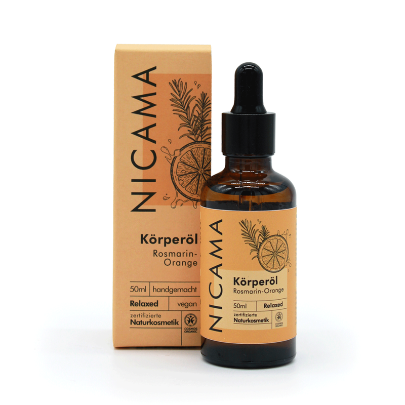 NICAMA NICAMA Körperöl 50ml Rosmarin-Orange - Produktbild