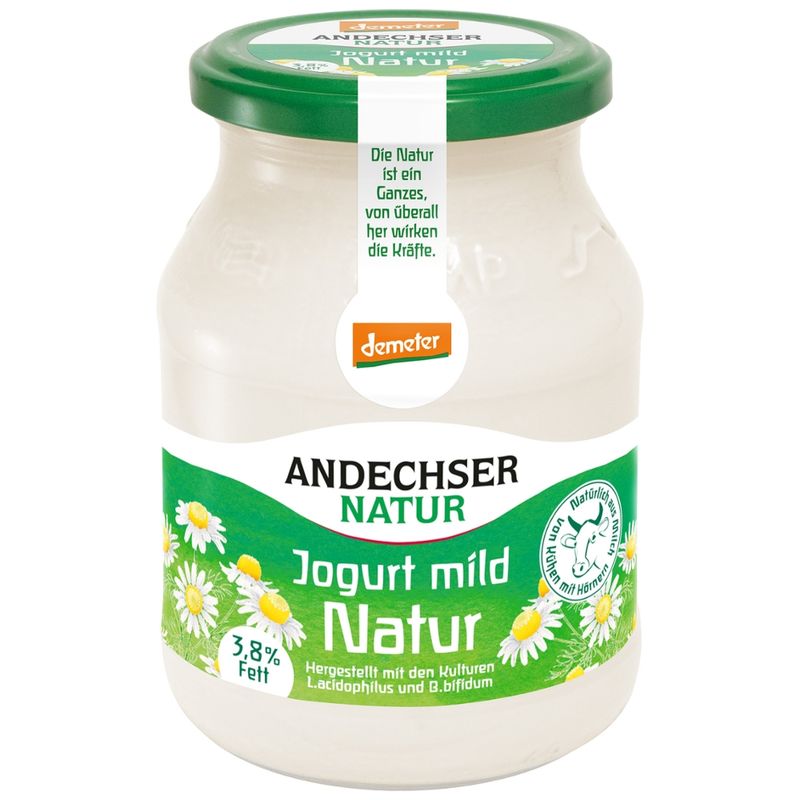 Andechser Natur Demeter-Jogurt mild Natur 3,8% - Produktbild