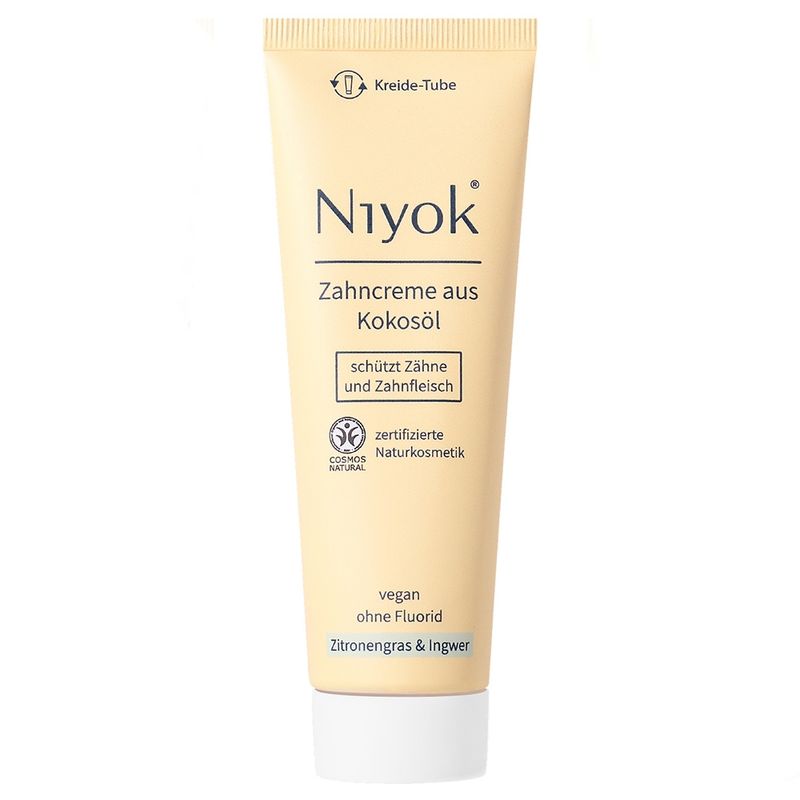 Niyok NIYOK - Zahncreme aus Bio-Kokosöl: Zitronengras & Ingwer - Produktbild