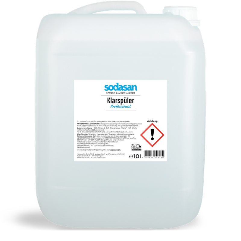 sodasan Klarspüler Professional - Produktbild