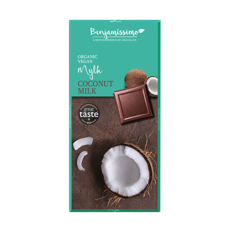 Benjamissimo Bio vegane Schokolade mit Kokosmilch - Produktbild