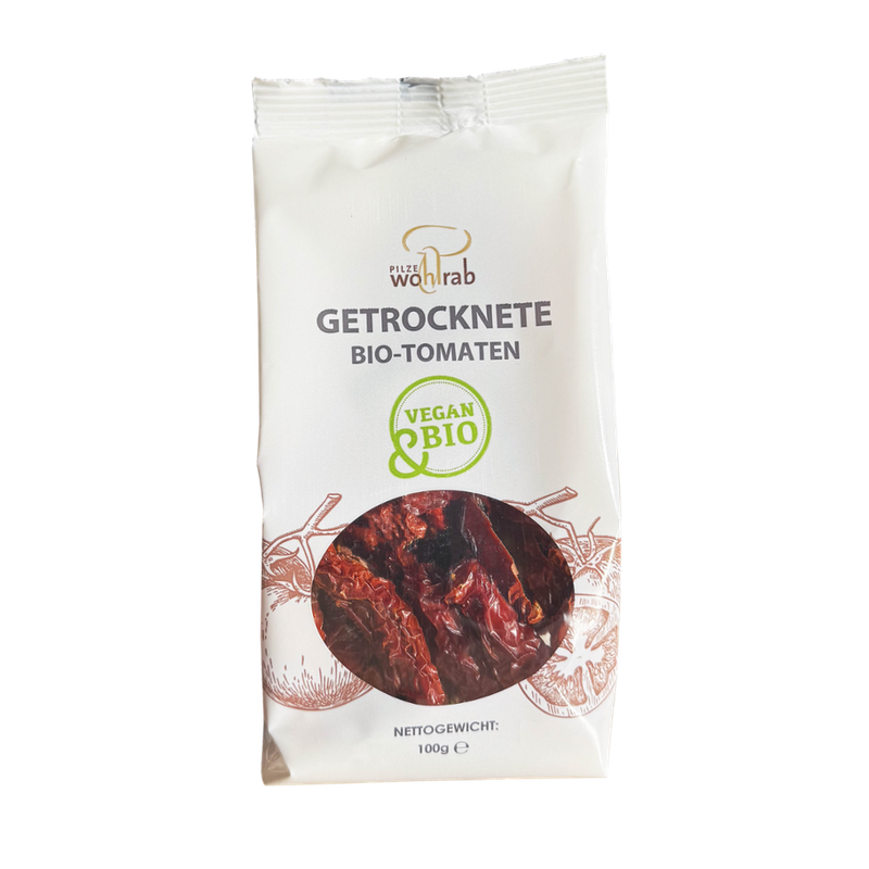 Pilze Wohlrab Sonnengetrocknete Bio-Tomaten 100 g 100% natürlich - Produktbild